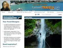 Tablet Screenshot of farewelltravels.com
